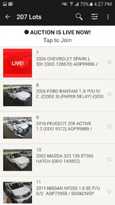 Auction Operation android App screenshot 3